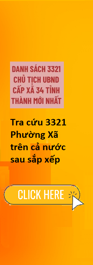 Tra cứu 3321 Phường xã và dân số các Tỉnh Thành phố sau sát nhập